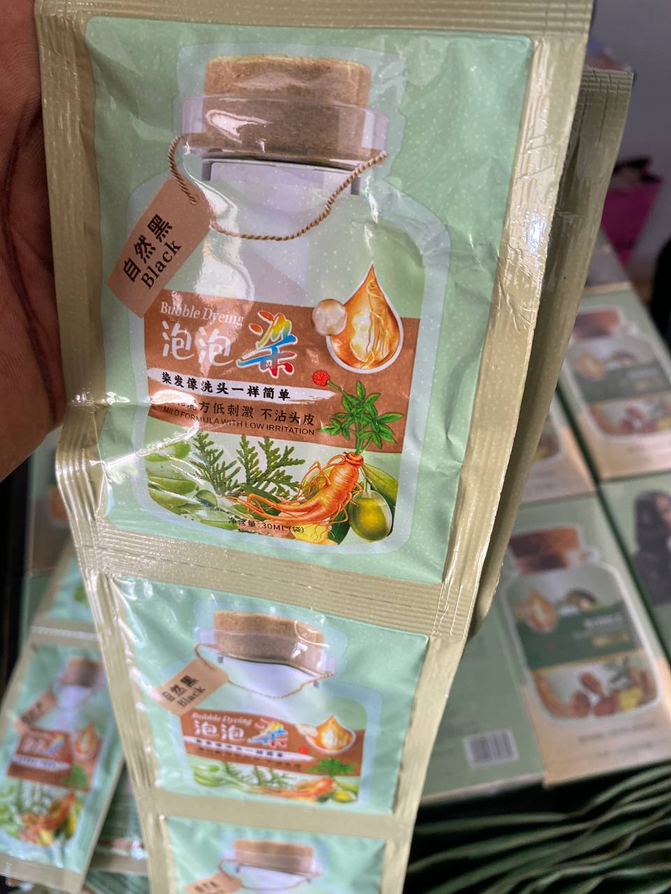 sachet pieces